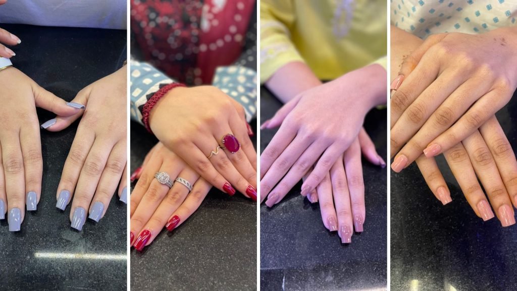 cover page for nail extension